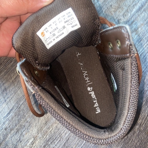 TIMBERLAND MEN'S GRAYDON MEMORY FOAM WATER RESISTANT SNEAKER BOOT BROWN Sz 8.5 - Picture 8 of 12